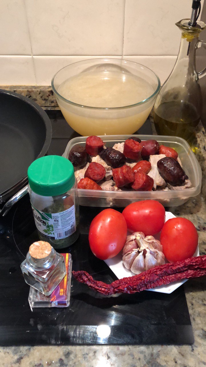 Arroz al horno con tomatillos 