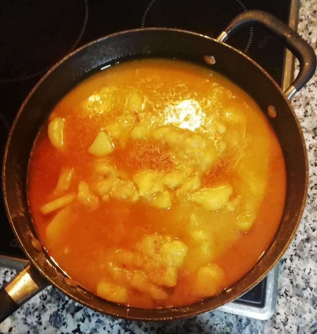 Papas con ajillo 