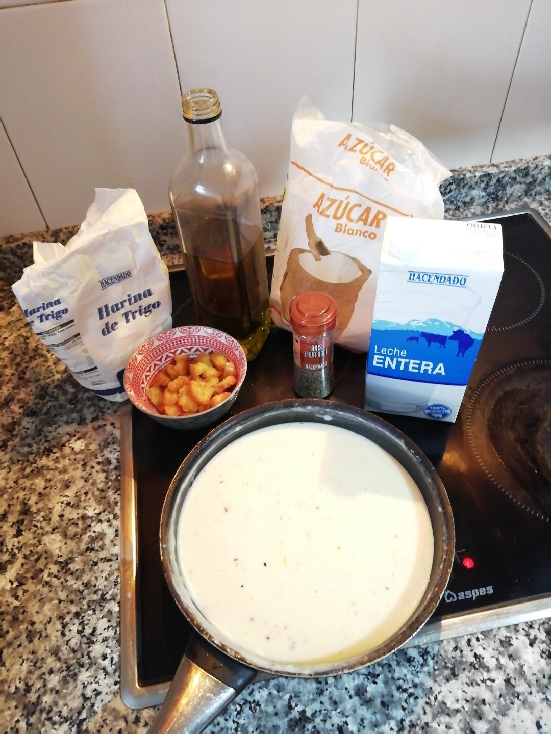 Gachas con leche 